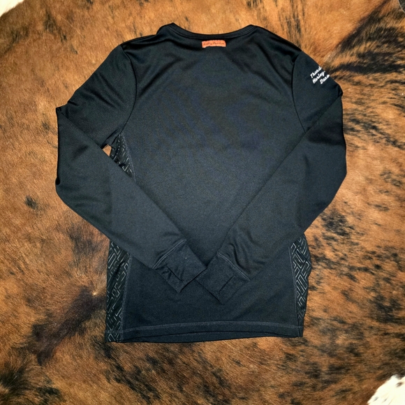 Harley-Davidson Black Long Sleeve Shirt Womens Size Medium - Picture 3 of 6